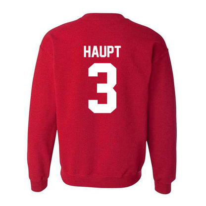 New Mexico - NCAA Men's Basketball : Luke Haupt - Classic Fashion Shersey Crewneck Sweatshirt-1