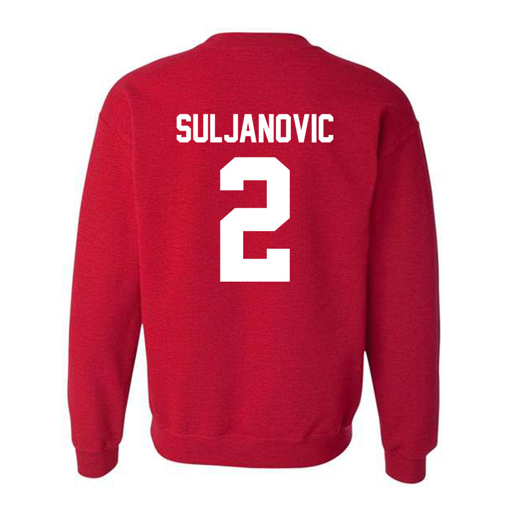 New Mexico - NCAA Men's Basketball : Imran Suljanovic - Classic Fashion Shersey Crewneck Sweatshirt-1