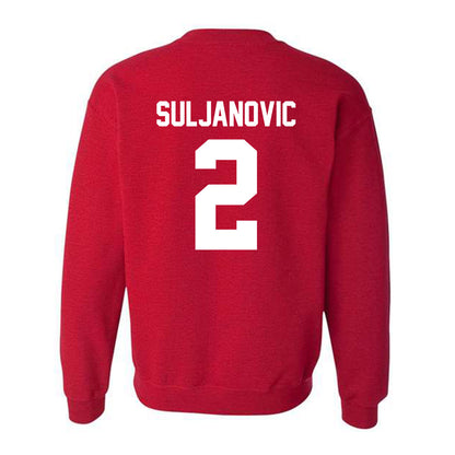 New Mexico - NCAA Men's Basketball : Imran Suljanovic - Classic Fashion Shersey Crewneck Sweatshirt-1