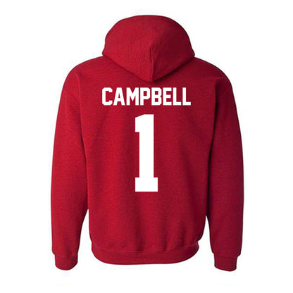 New Mexico - NCAA Women's Soccer : Alyson Campbell - Classic Fashion Shersey Hooded Sweatshirt-1