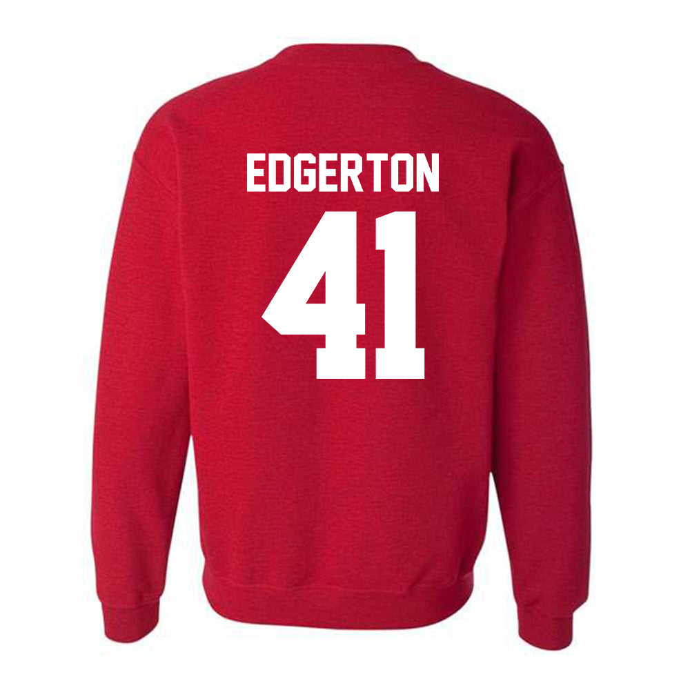 New Mexico - NCAA Baseball : Seth Edgerton - Classic Fashion Shersey Crewneck Sweatshirt-1