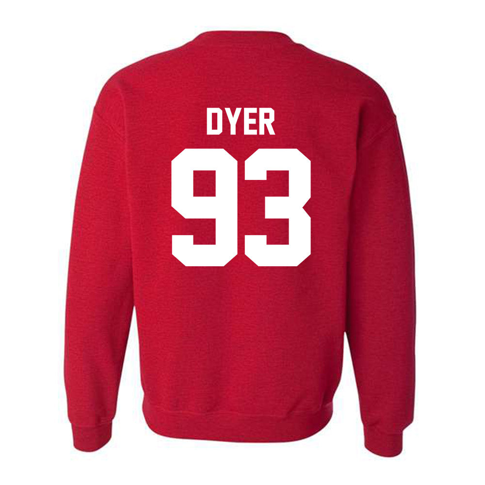 New Mexico - NCAA Football : Deven Dyer - Classic Fashion Shersey Crewneck Sweatshirt-1