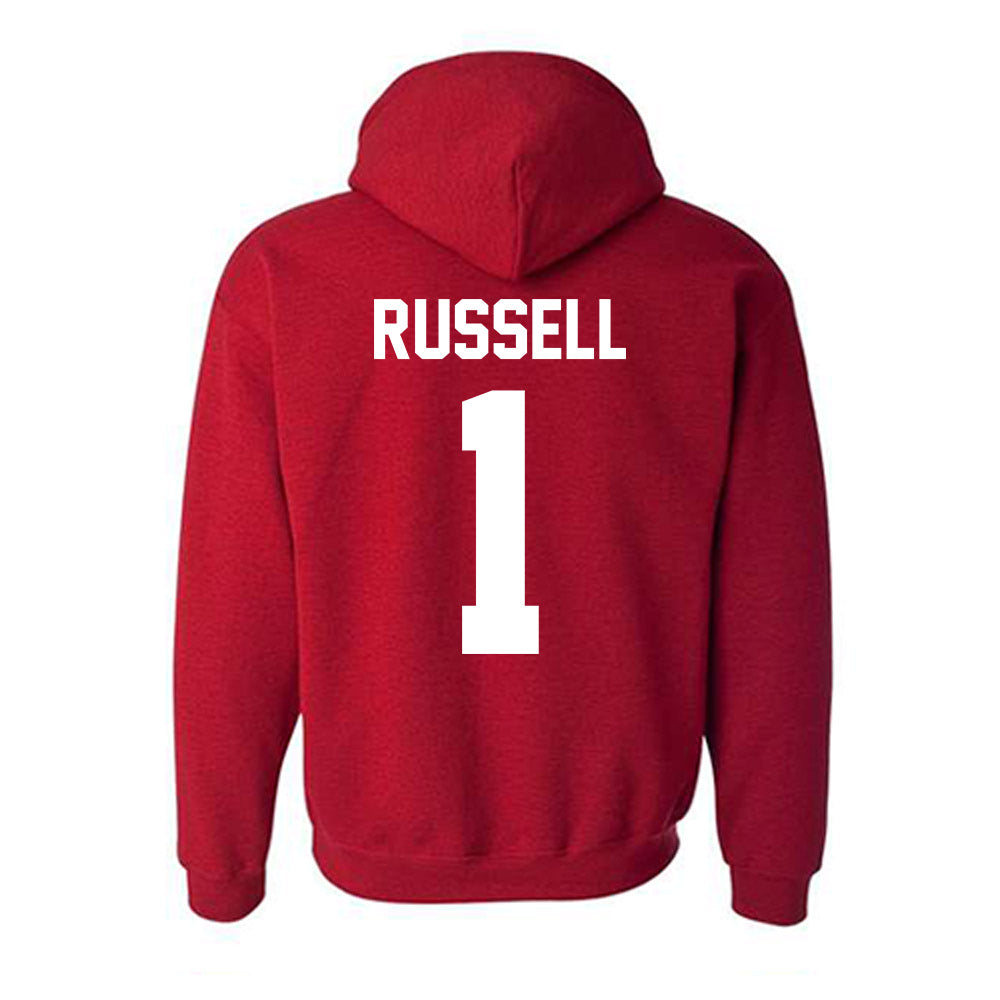 New Mexico - NCAA Baseball : Tristan Russell - Classic Fashion Shersey Hooded Sweatshirt-1