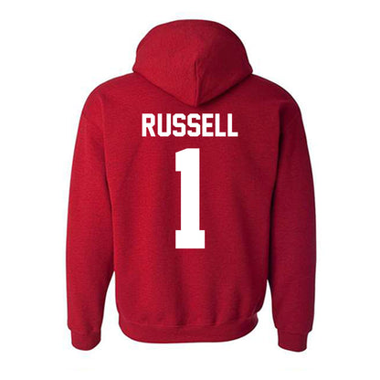 New Mexico - NCAA Baseball : Tristan Russell - Classic Fashion Shersey Hooded Sweatshirt-1