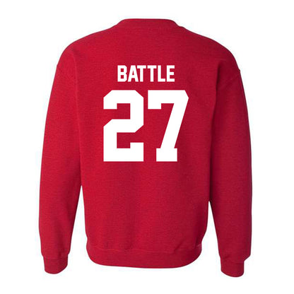 New Mexico - NCAA Football : Kj Battle - Classic Fashion Shersey Crewneck Sweatshirt-1