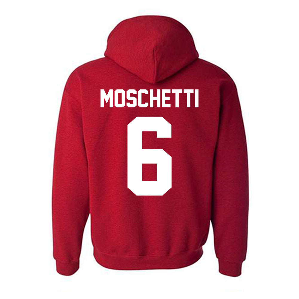 New Mexico - NCAA Women's Soccer : Angelina Moschetti - Classic Fashion Shersey Hooded Sweatshirt-1