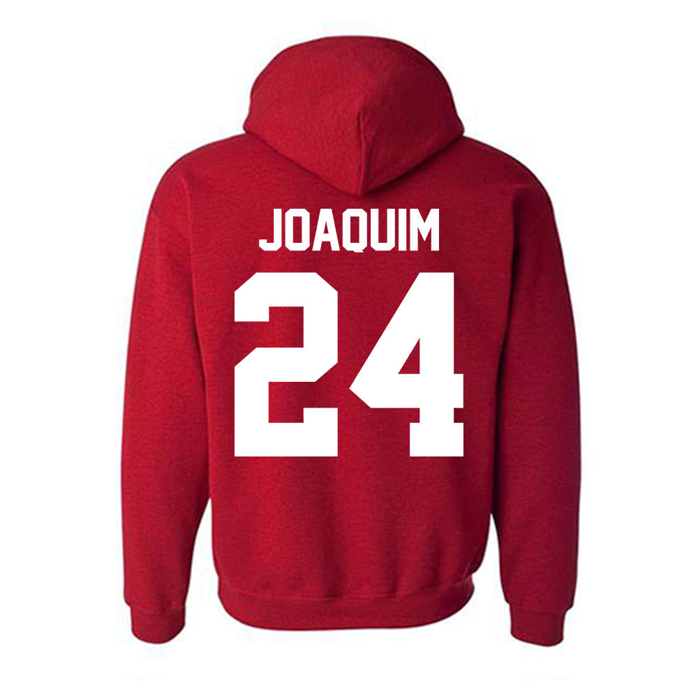 New Mexico - NCAA Women's Basketball : Jessie Joaquim - Classic Fashion Shersey Hooded Sweatshirt-1
