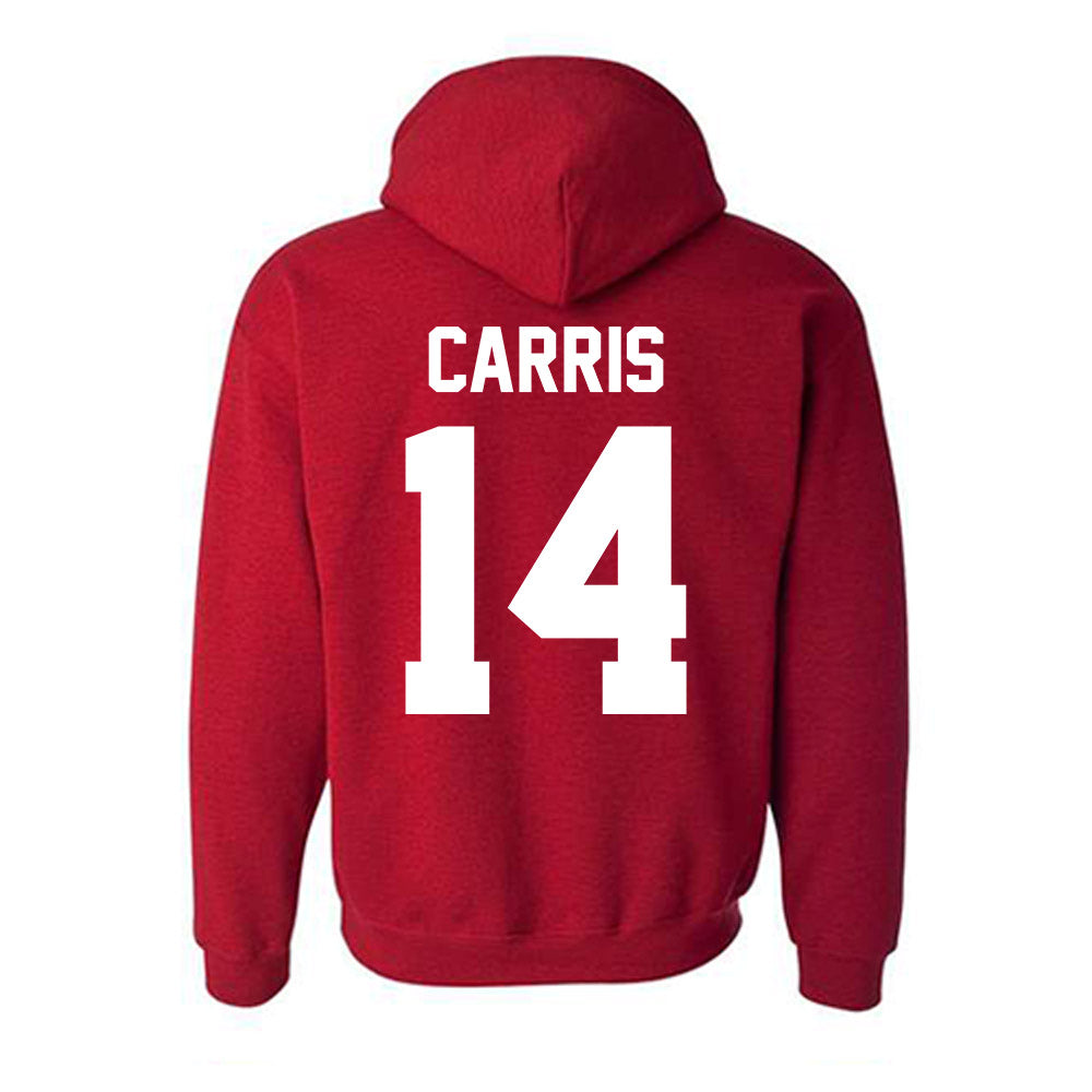New Mexico - NCAA Baseball : Akili Carris - Classic Fashion Shersey Hooded Sweatshirt-1