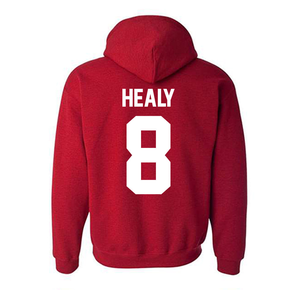 New Mexico - NCAA Women's Soccer : Analyse Healy - Classic Fashion Shersey Hooded Sweatshirt-1