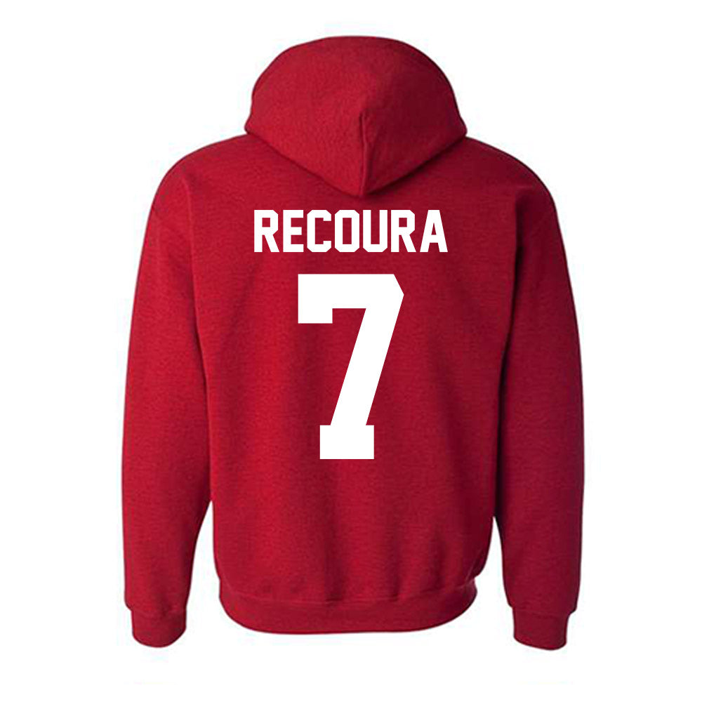 New Mexico - NCAA Men's Tennis : Nicolas Recoura - Classic Fashion Shersey Hooded Sweatshirt-1