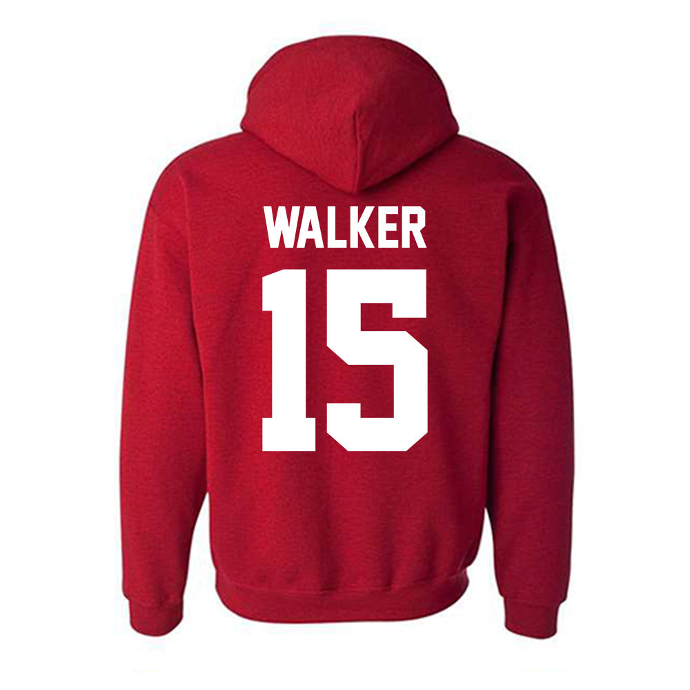 New Mexico - NCAA Baseball : Khalil Walker - Classic Fashion Shersey Hooded Sweatshirt-1