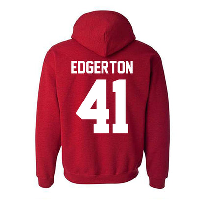 New Mexico - NCAA Baseball : Seth Edgerton - Classic Fashion Shersey Hooded Sweatshirt-1