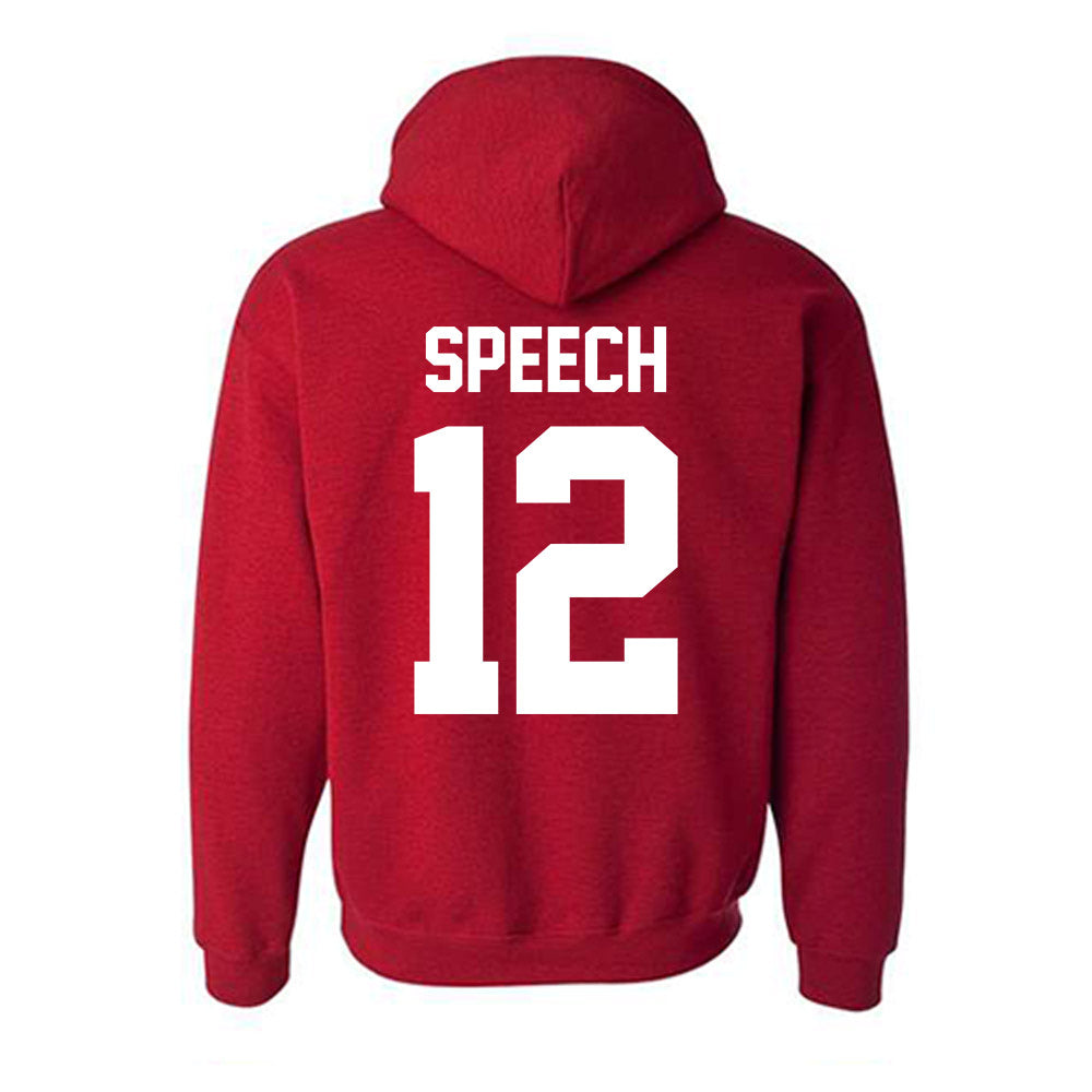 New Mexico - NCAA Football : Drew Speech - Classic Fashion Shersey Hooded Sweatshirt-1