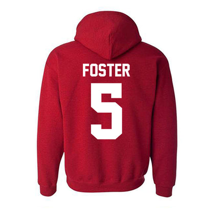New Mexico - NCAA Women's Basketball : Kaia Foster - Classic Fashion Shersey Hooded Sweatshirt-1
