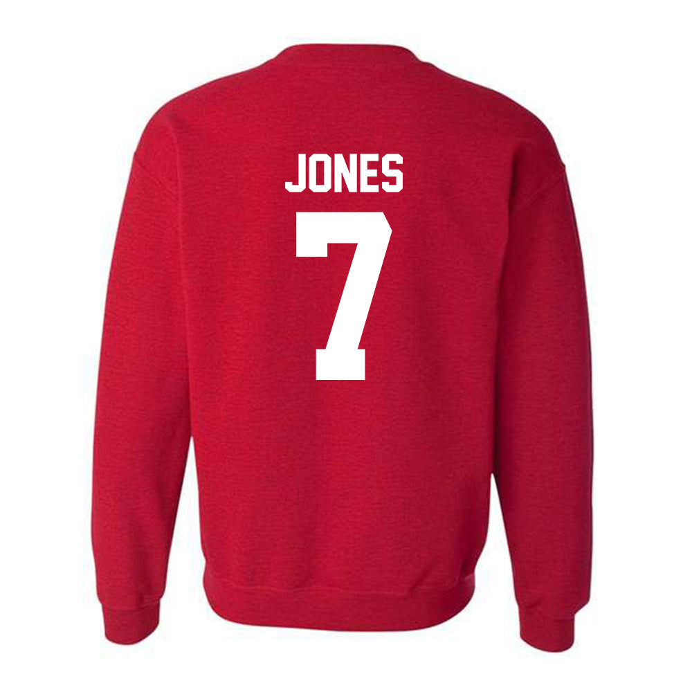 New Mexico - NCAA Men's Basketball : Sir Marius Jones - Classic Fashion Shersey Crewneck Sweatshirt-1