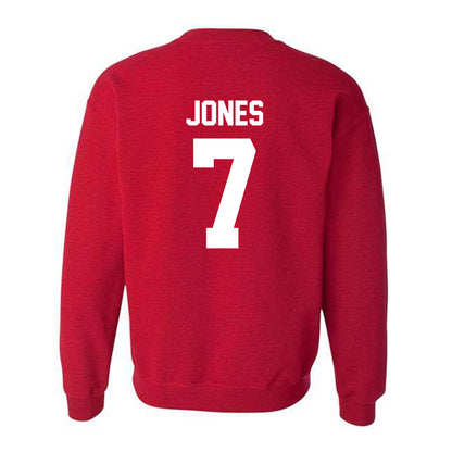 New Mexico - NCAA Men's Basketball : Sir Marius Jones - Classic Fashion Shersey Crewneck Sweatshirt-1