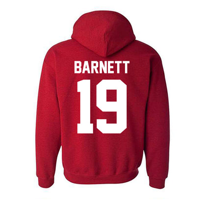 New Mexico - NCAA Baseball : Logan Barnett - Classic Fashion Shersey Hooded Sweatshirt-1