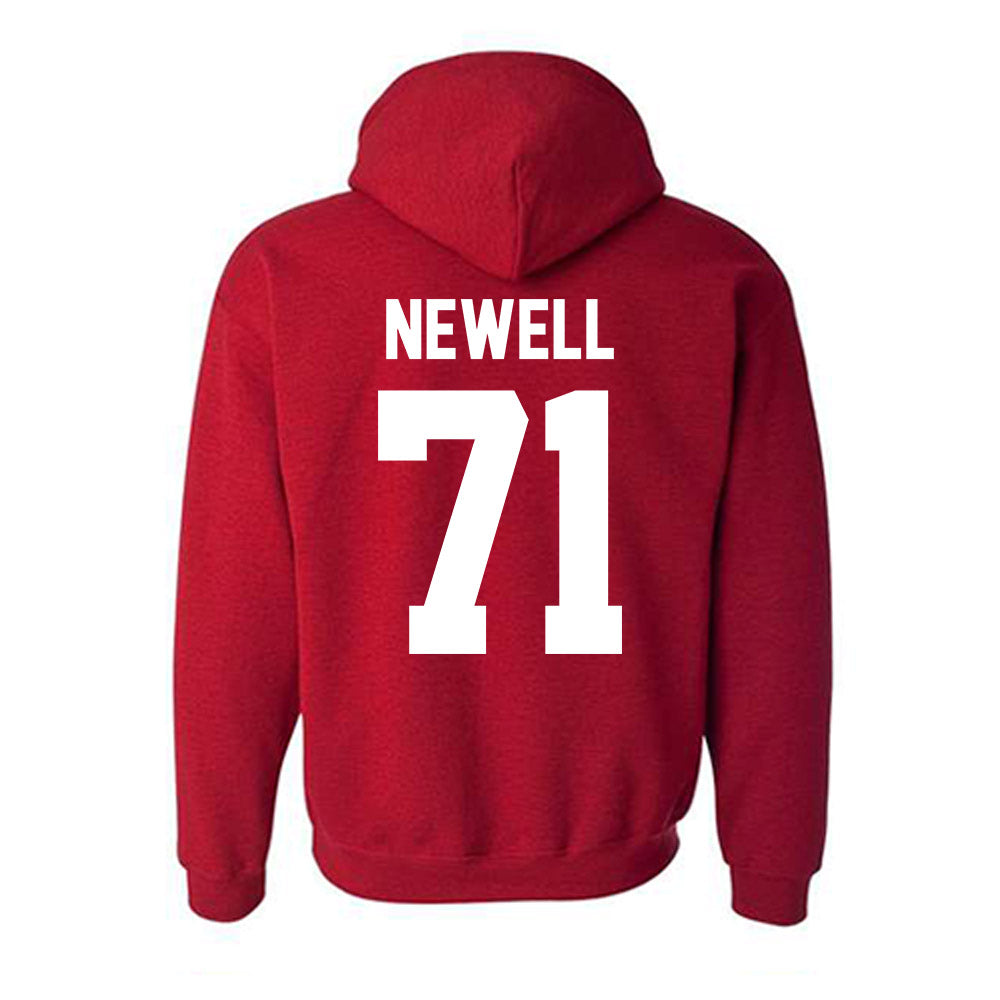 New Mexico - NCAA Football : Danzel Newell - Classic Fashion Shersey Hooded Sweatshirt-1