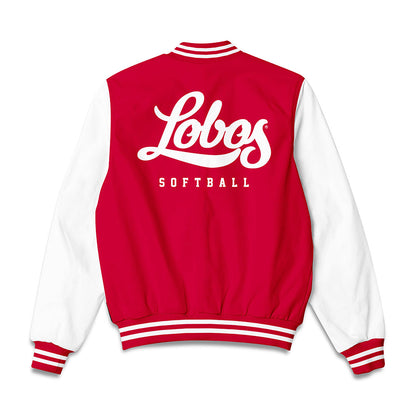 New Mexico - NCAA Softball : DeNae Vasquez-Dickson - Bomber Jacket-1