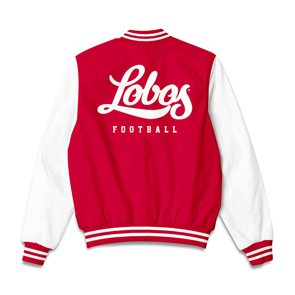 New Mexico - NCAA Football : Jaxton Eck - Bomber Jacket-1