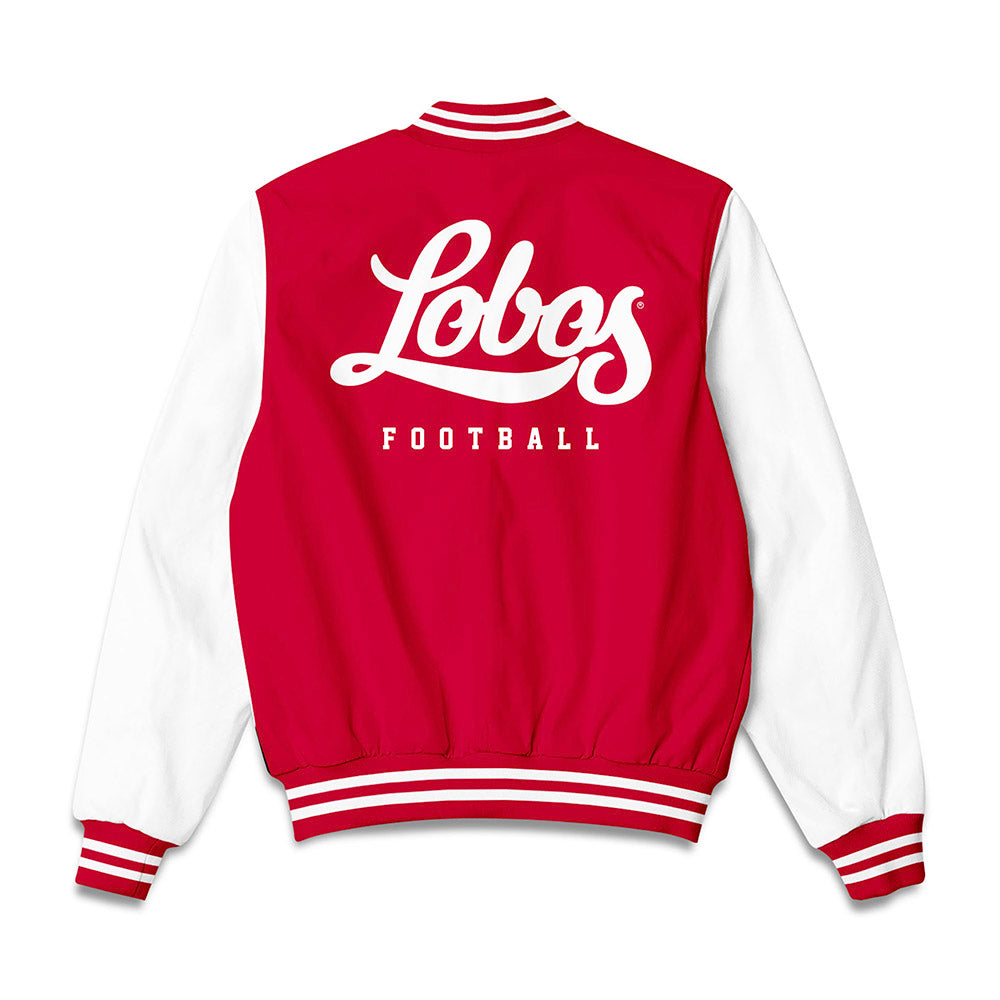 New Mexico - NCAA Football : Max Leeper - Bomber Jacket-1