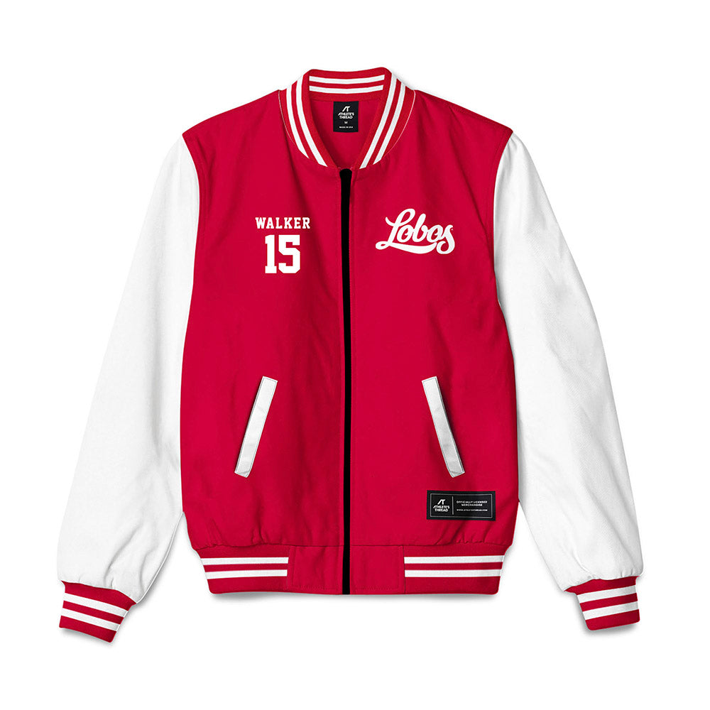 New Mexico - NCAA Baseball : Khalil Walker - Bomber Jacket-0