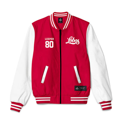 New Mexico - NCAA Football : Max Leeper - Bomber Jacket-0