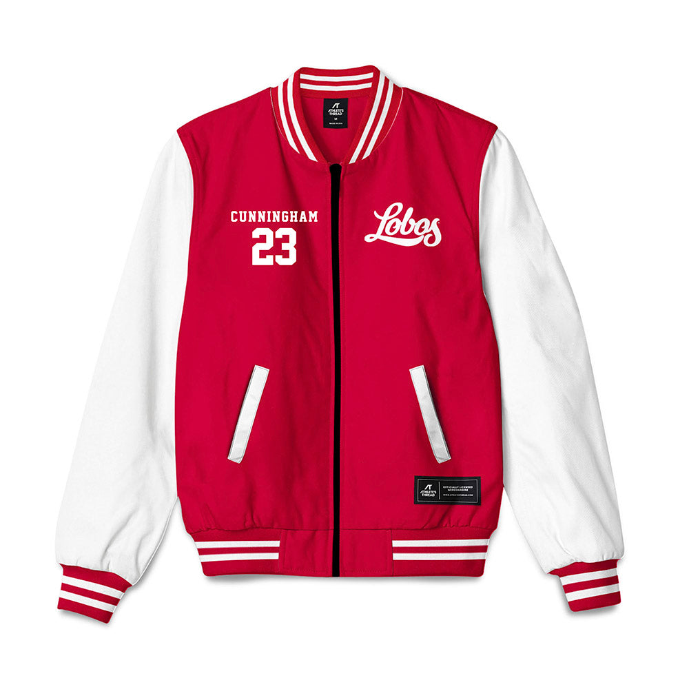 New Mexico - NCAA Baseball : Ty Cunningham - Bomber Jacket-0