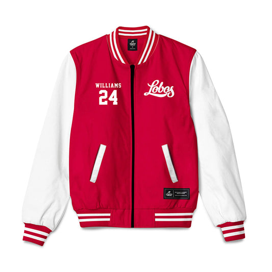 New Mexico - NCAA Baseball : Brodey Williams - Bomber Jacket-0