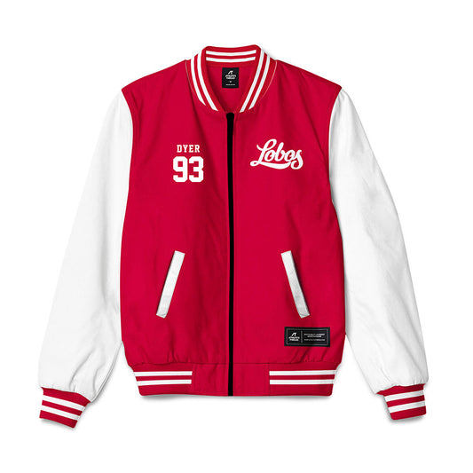 New Mexico - NCAA Football : Deven Dyer - Bomber Jacket-0