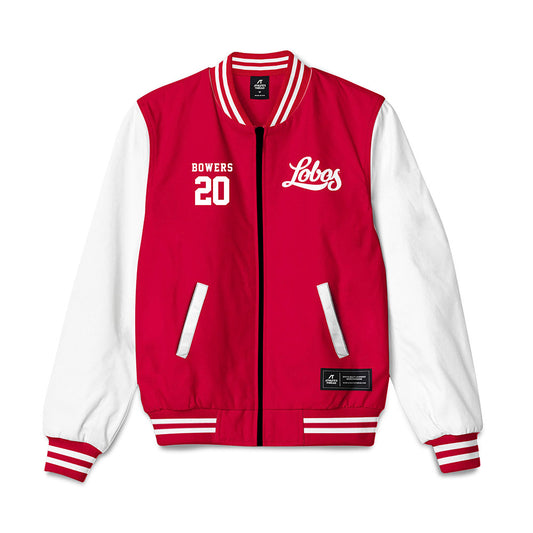 New Mexico - NCAA Football : Darrion Bowers - Bomber Jacket-0