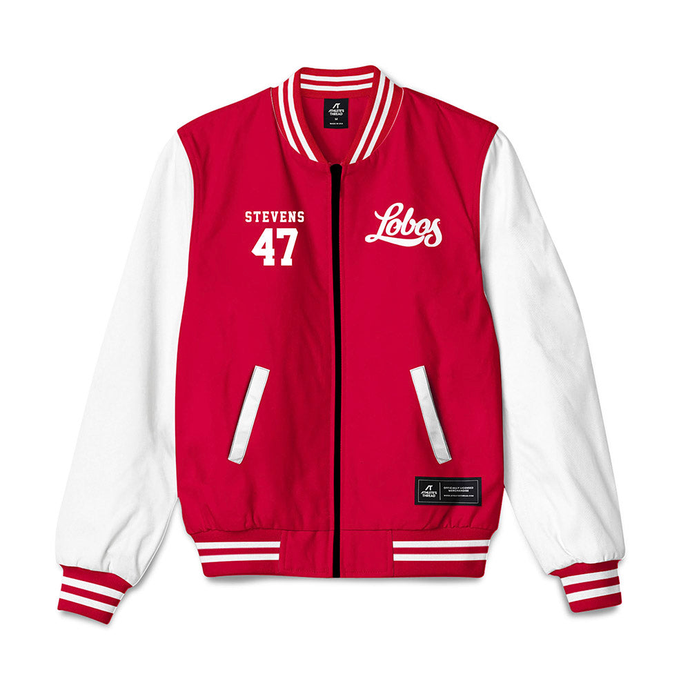 New Mexico - NCAA Football : Marcus Stevens - Bomber Jacket-0