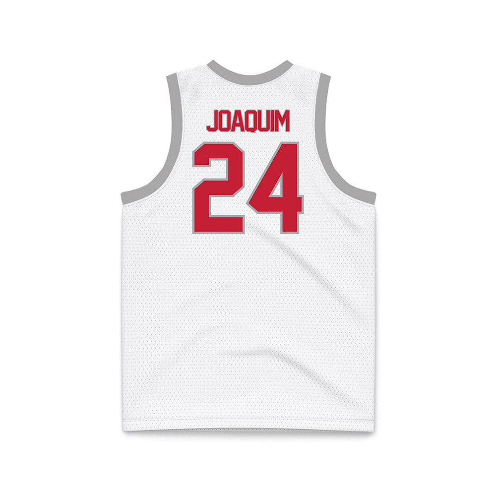 New Mexico - NCAA Women's Basketball : Jessie Joaquim - White Basketball Jersey-1