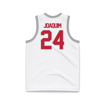 New Mexico - NCAA Women's Basketball : Jessie Joaquim - White Basketball Jersey-1