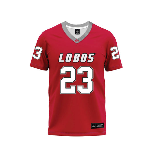 New Mexico - NCAA Football : Nick Wheeler - Red Premium Football Jersey-0