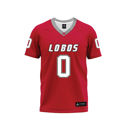 New Mexico - NCAA Football : Miles Williams - Red Premium Football Jersey-0