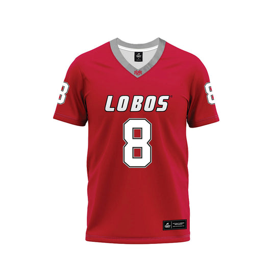 New Mexico - NCAA Football : Ormanie Arnold - Red Premium Football Jersey-0