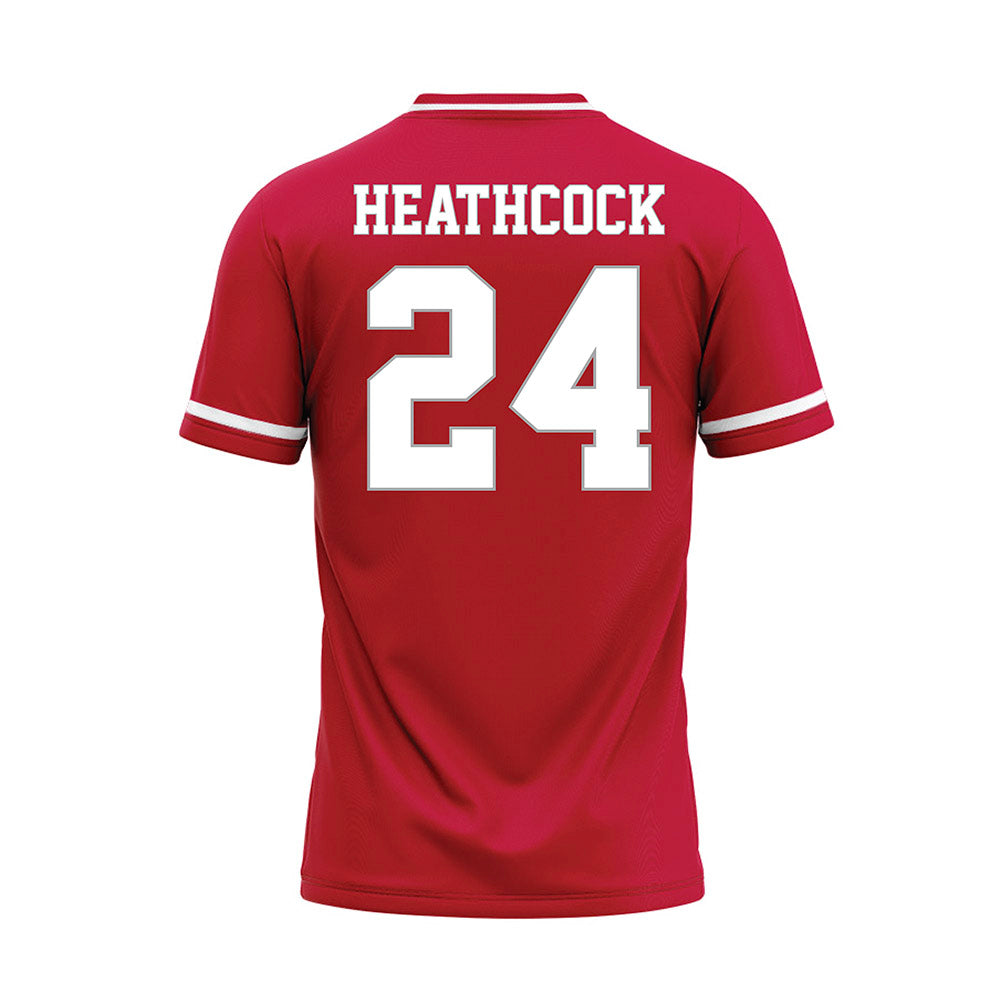 New Mexico - NCAA Softball : Georgia Heathcock - Red Baseball Jersey-1