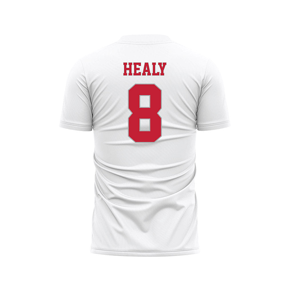 New Mexico - NCAA Women's Soccer : Analyse Healy - White Soccer Jersey-1