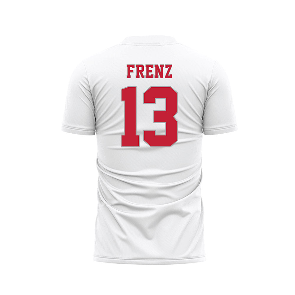 New Mexico - NCAA Women's Soccer : Celina Frenz - White Soccer Jersey-1