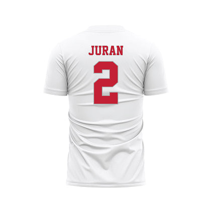New Mexico - NCAA Women's Soccer : Morgan Juran - White Soccer Jersey-1
