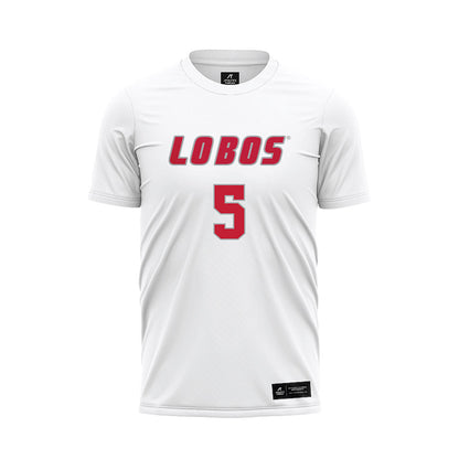 New Mexico - NCAA Women's Soccer : Ayla Dils - White Soccer Jersey-0