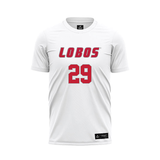 New Mexico - NCAA Women's Soccer : Laila Magana Carter - White Soccer Jersey-0
