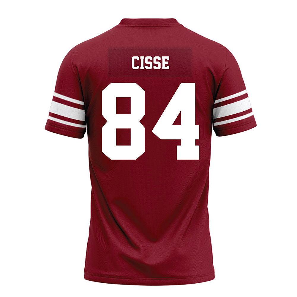 Arkansas - NCAA Football : Ismael Cisse - Cardinal Premium Football Jersey-1