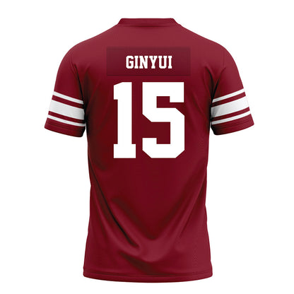 Arkansas - NCAA Football : Nsongbeh Ginyui - Cardinal Premium Football Jersey-1