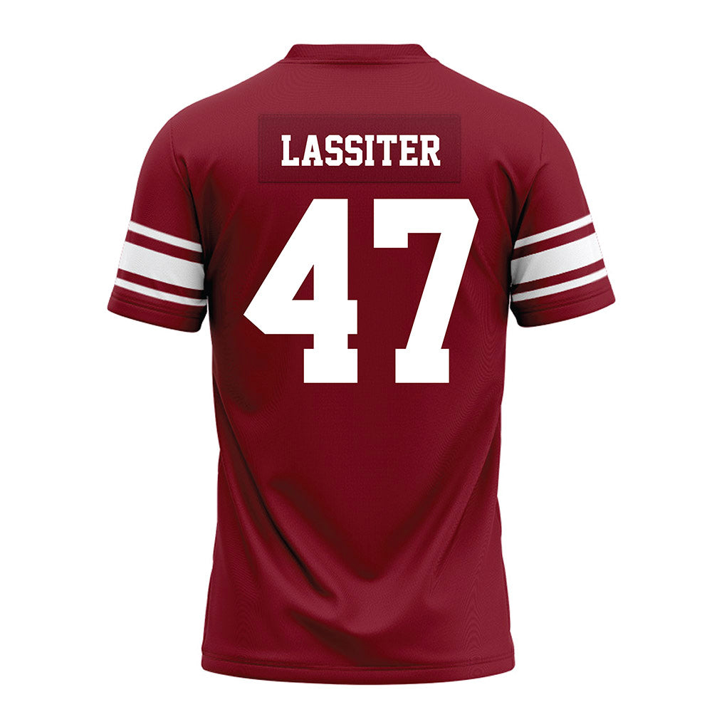 Arkansas - NCAA Football : Maddox Lassiter - Cardinal Premium Football Jersey