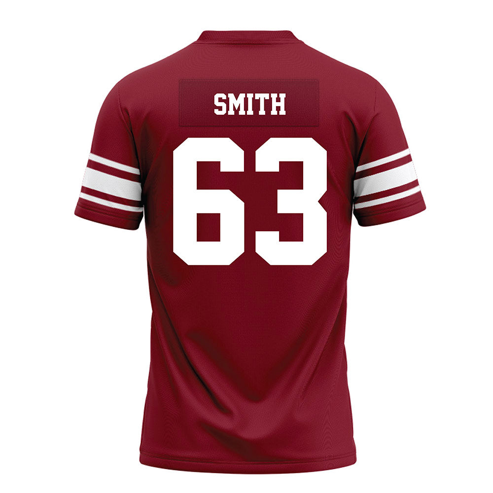 Arkansas - NCAA Football : Hugh Smith - Cardinal Premium Football Jersey-1