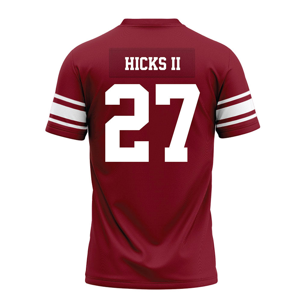 Arkansas - NCAA Football : LaMarcus Hicks II - Cardinal Premium Football Jersey-1