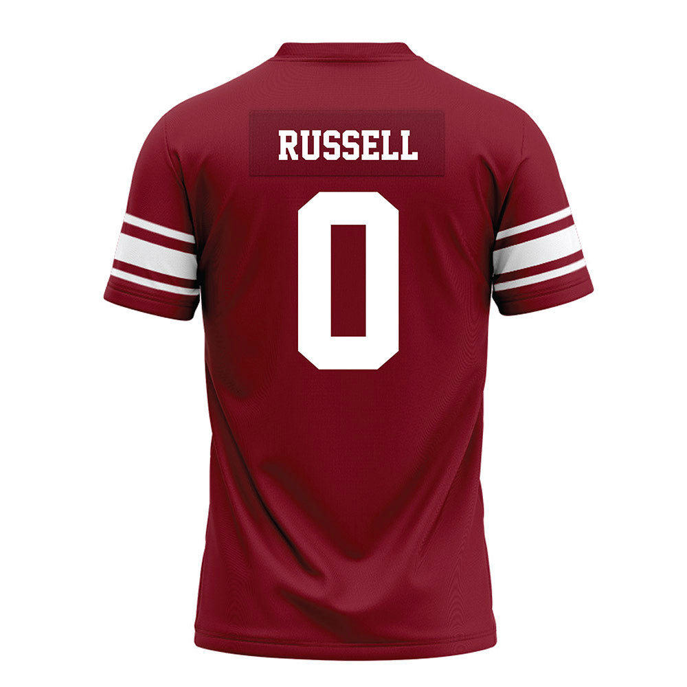 Arkansas - NCAA Football : Braylen Russell - Cardinal Premium Football Jersey-1
