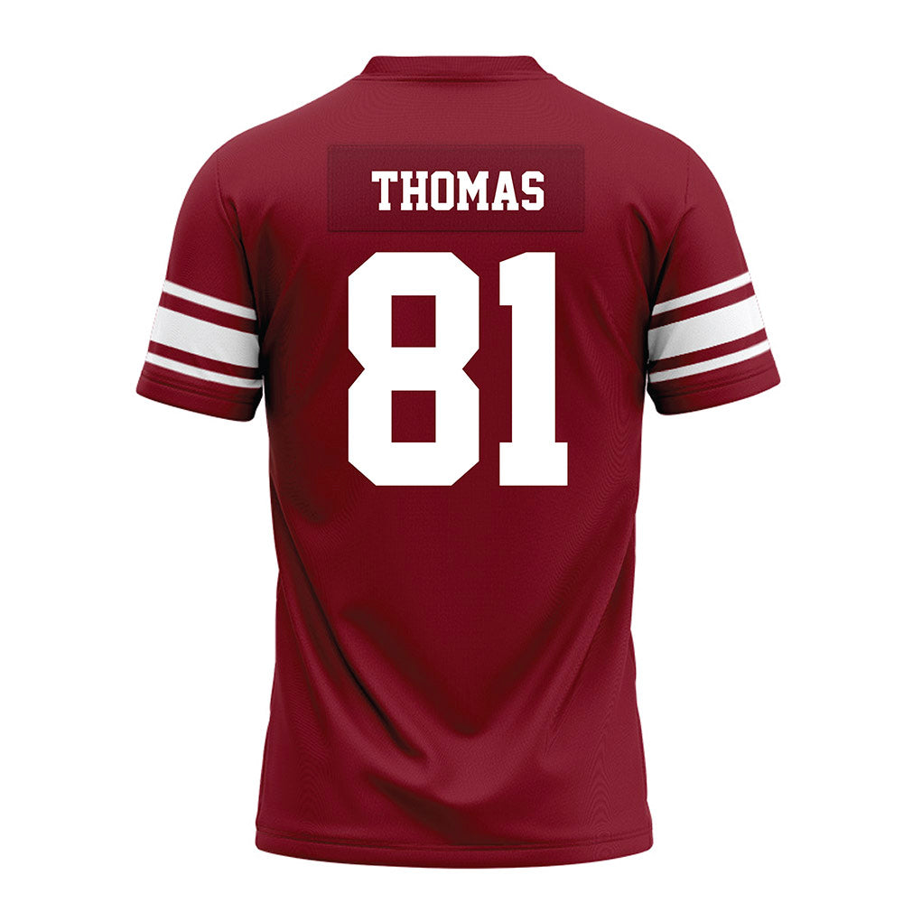 Arkansas - NCAA Football : Dai'Shaun Thomas - Cardinal Premium Football Jersey-1